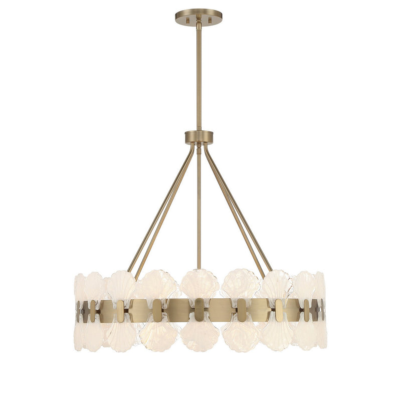 Savoy House 1-3605-6-127 Six Light Chandelier, Noble Brass (4)