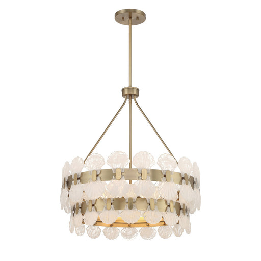 Savoy House 1-3606-5-127 Five Light Chandelier, Noble Brass (2)