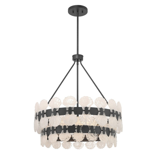 Savoy House 1-3606-5-89 Five Light Chandelier, Matte Black (2)