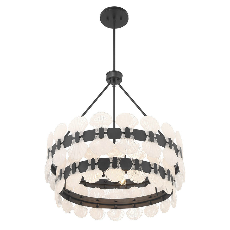 Savoy House 1-3606-5-89 Five Light Chandelier, Matte Black (3)