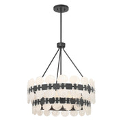 Savoy House 1-3606-5-89 Five Light Chandelier, Matte Black (4)