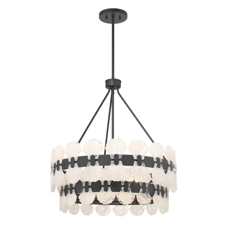 Savoy House 1-3606-5-89 Five Light Chandelier, Matte Black (4)