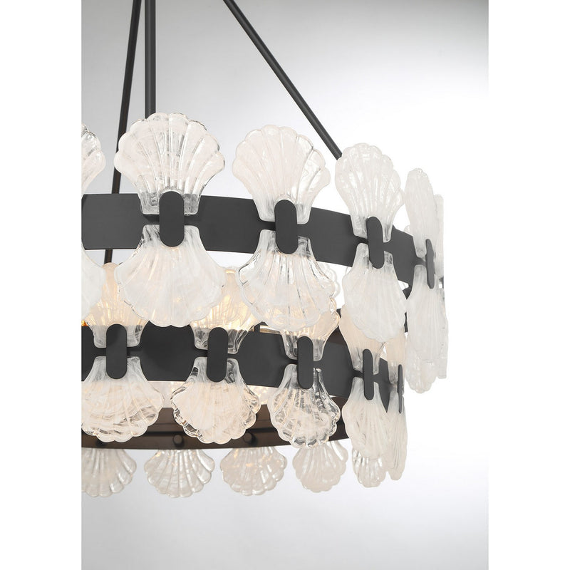 Savoy House 1-3606-5-89 Five Light Chandelier, Matte Black (6)