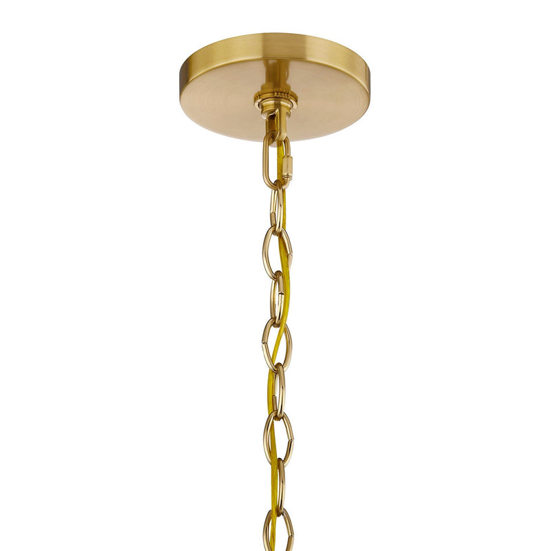 Savoy House 1-3960-5-322 Five Light Chandelier, Warm Brass (5)