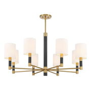 Savoy House 1-4605-8-322 Eight Light Chandelier, Warm Brass (2)