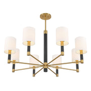 Savoy House 1-4605-8-322 Eight Light Chandelier, Warm Brass (3)