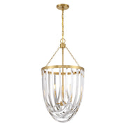 Savoy House 3-2999-3-322 Three Light Pendant, Warm Brass (2)
