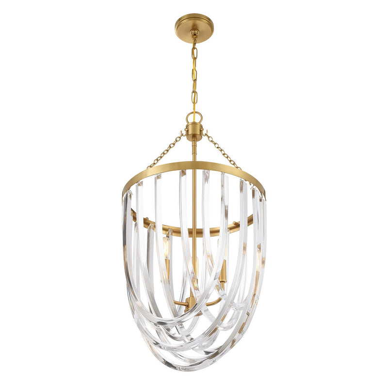 Savoy House 3-2999-3-322 Three Light Pendant, Warm Brass (3)