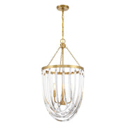Savoy House 3-2999-3-322 Three Light Pendant, Warm Brass (4)