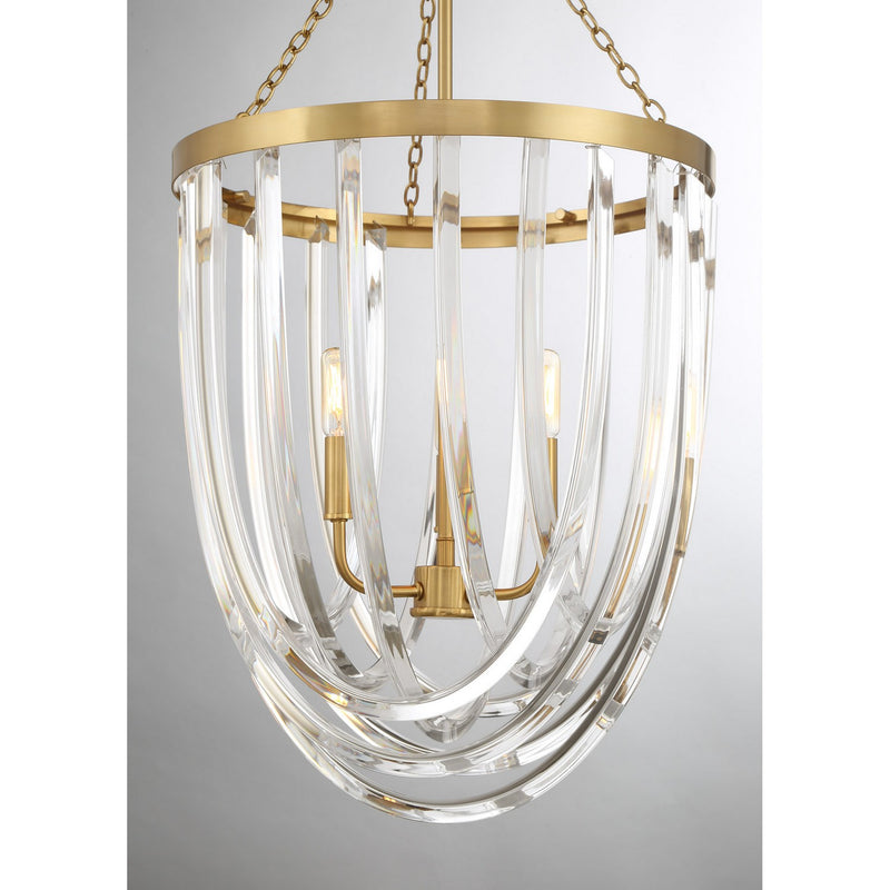 Savoy House 3-2999-3-322 Three Light Pendant, Warm Brass (6)
