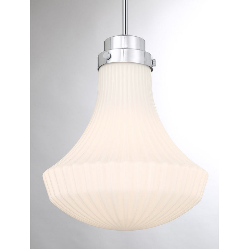 Savoy House 7-0108-1-11 One Light Pendant, Polished Chrome (5)