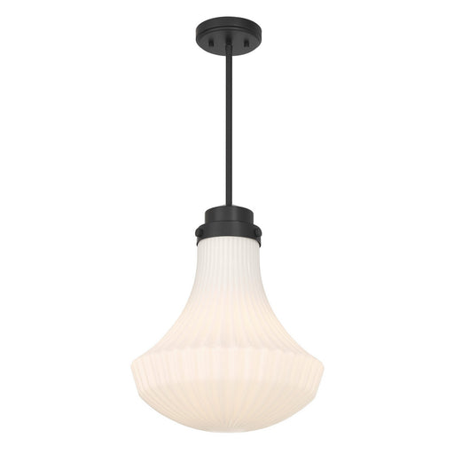 Savoy House 7-0108-1-89 One Light Pendant, Matte Black (2)