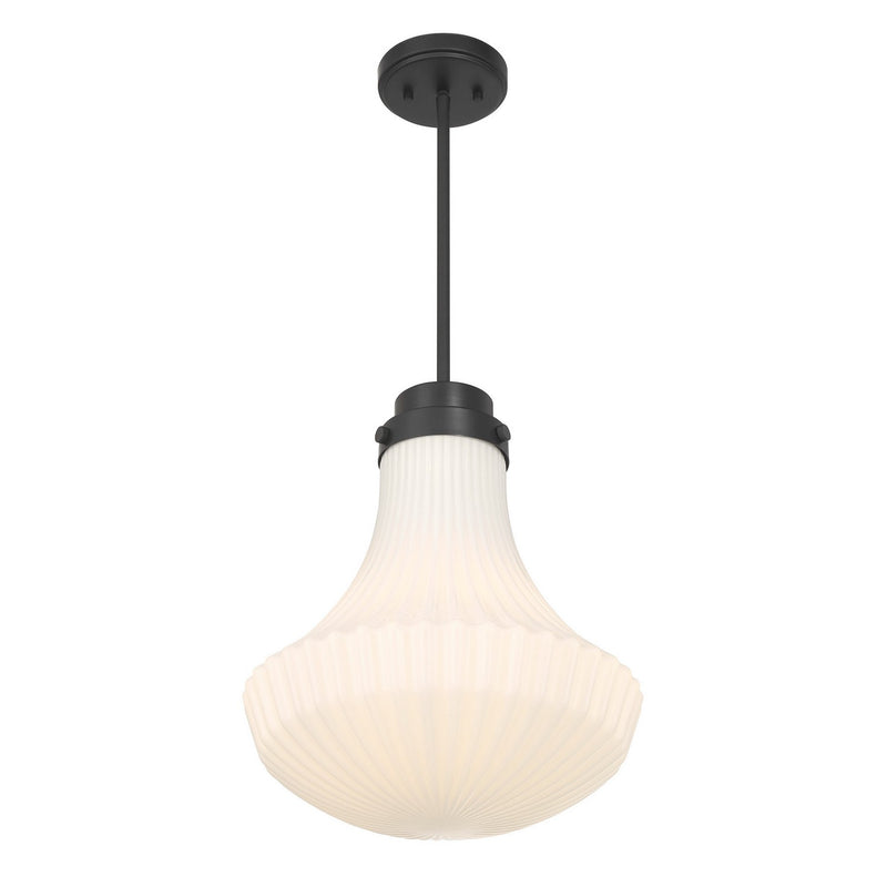 Savoy House 7-0108-1-89 One Light Pendant, Matte Black (3)