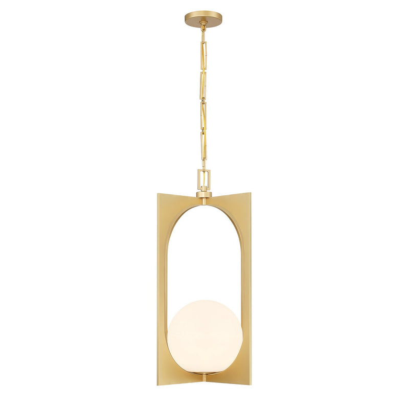 Savoy House 7-3999-1-328 One Light Pendant, Spun Gold (4)