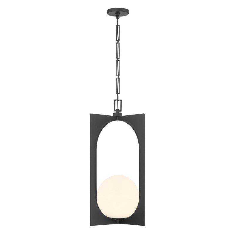 Savoy House 7-3999-1-89 One Light Pendant, Matte Black (4)