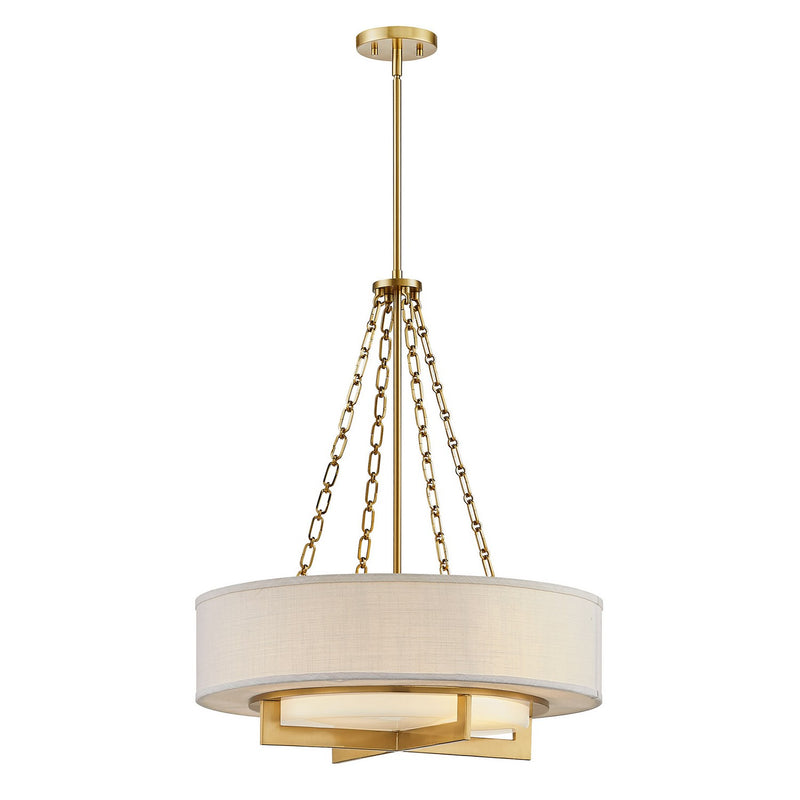 Savoy House 7-4999-4-322 Four Light Pendant, Warm Brass (3)