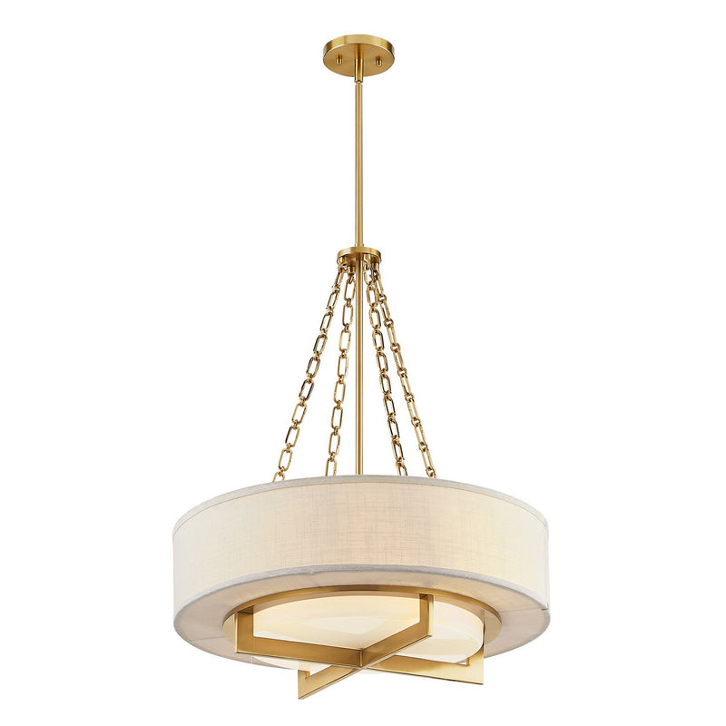 Savoy House 7-4999-4-322 Four Light Pendant, Warm Brass (4)
