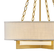 Savoy House 7-4999-4-322 Four Light Pendant, Warm Brass (5)