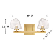 Savoy House 8-1239-2-322 LED Bathroom Vanity, Warm Brass (5)