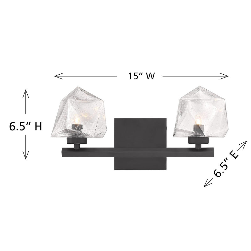 Savoy House 8-1239-2-BK LED Bathroom Vanity, Matte Black (5)