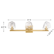 Savoy House 8-1239-3-322 LED Bathroom Vanity, Warm Brass (5)