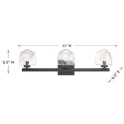 Savoy House 8-1239-3-BK LED Bathroom Vanity, Matte Black (5)