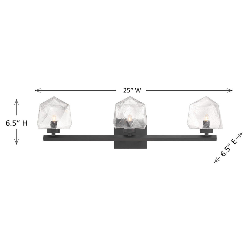 Savoy House 8-1239-3-BK LED Bathroom Vanity, Matte Black (5)