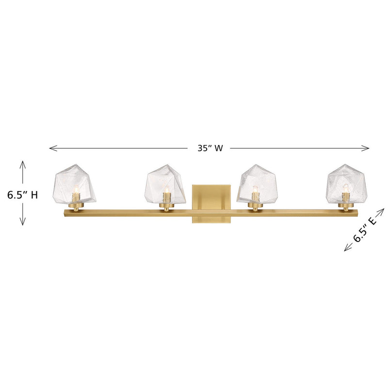 Savoy House 8-1239-4-322 LED Bathroom Vanity, Warm Brass (5)