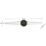 Savoy House 8-5204-28-335 LED Bathroom Vanity, Black Lustre (6)