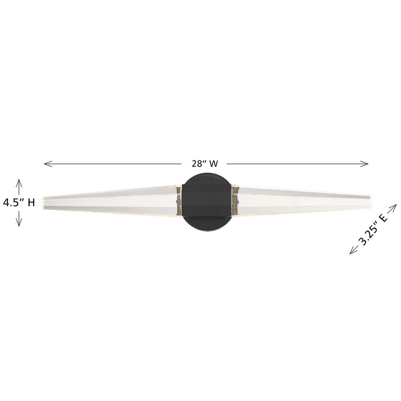 Savoy House 8-5204-28-335 LED Bathroom Vanity, Black Lustre (6)