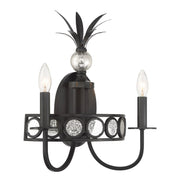 Savoy House 9-1207-2-188 Two Light Wall Sconce, Black Tourmaline (2)