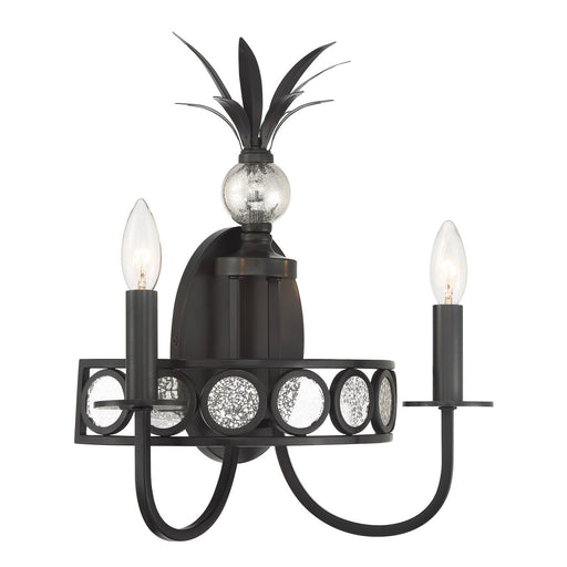 Savoy House 9-1207-2-188 Two Light Wall Sconce, Black Tourmaline (2)