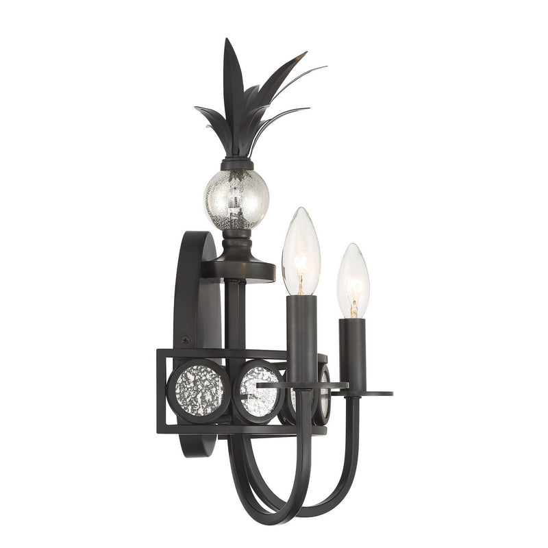 Savoy House 9-1207-2-188 Two Light Wall Sconce, Black Tourmaline (4)