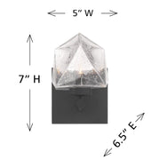 Savoy House 9-1239-1-BK LED Wall Sconce, Matte Black (5)