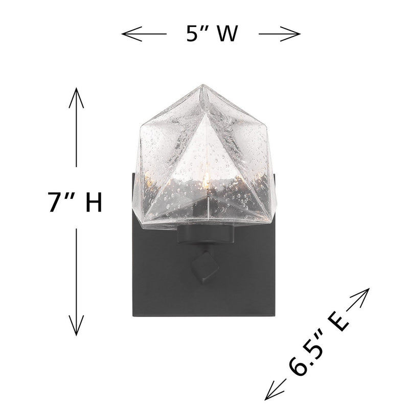 Savoy House 9-1239-1-BK LED Wall Sconce, Matte Black (5)