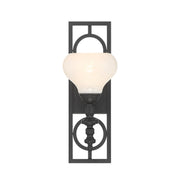 Savoy House 9-1607-1-89 One Light Wall Sconce, Matte Black (2)