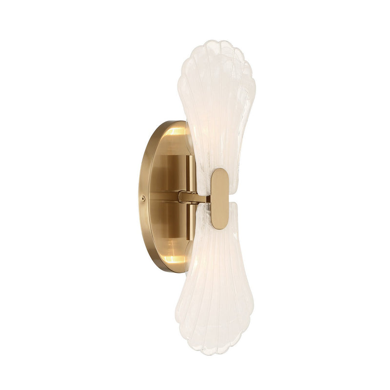 Savoy House 9-3607-2-127 Two Light Wall Sconce, Noble Brass (3)