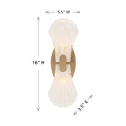 Savoy House 9-3607-2-127 Two Light Wall Sconce, Noble Brass (5)