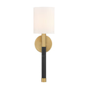 Savoy House 9-4607-1-322 One Light Wall Sconce, Warm Brass (2)