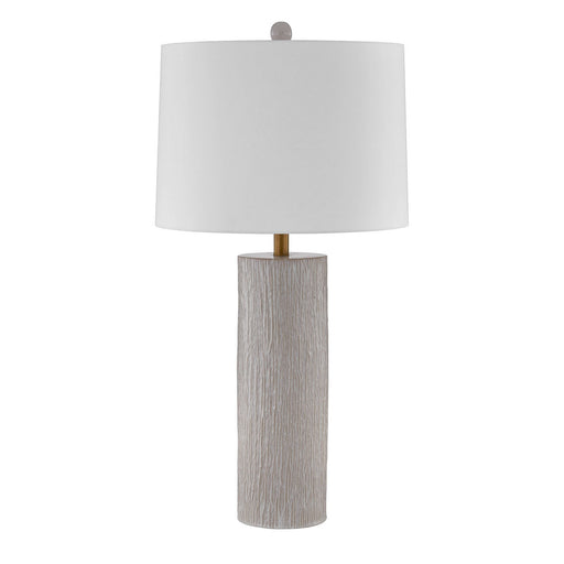 Savoy House 11-CD02 One Light Table Lamp, Distressed White (2)