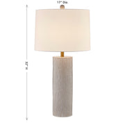Savoy House 11-CD02 One Light Table Lamp, Distressed White (5)