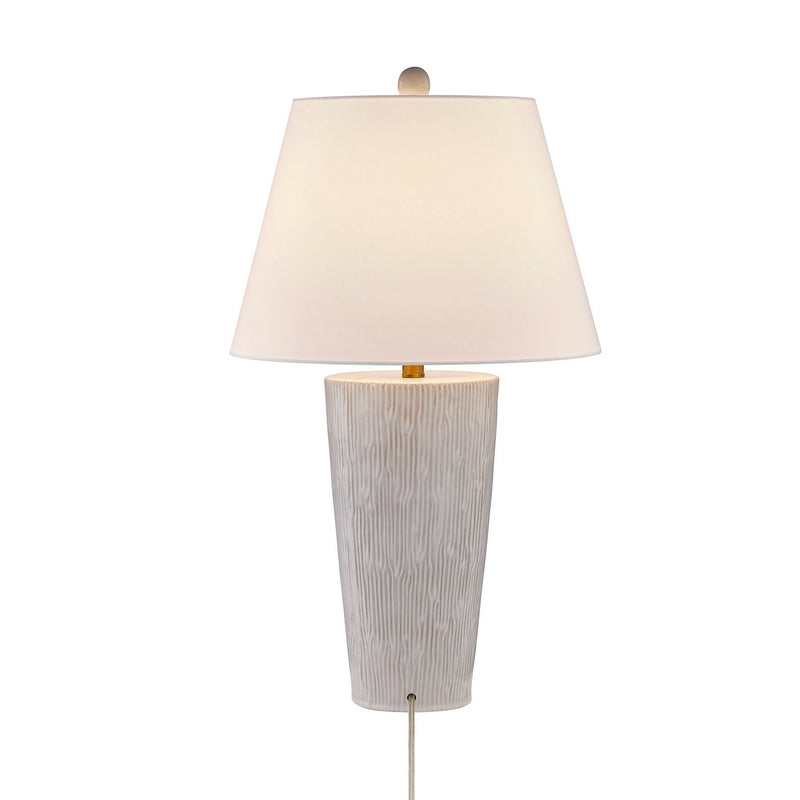 Savoy House 11-CD03 One Light Table Lamp, Distressed White (4)