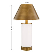 Savoy House 11-CD04RC-BDB LED Table Lamp, Blanc De Blanc (6)