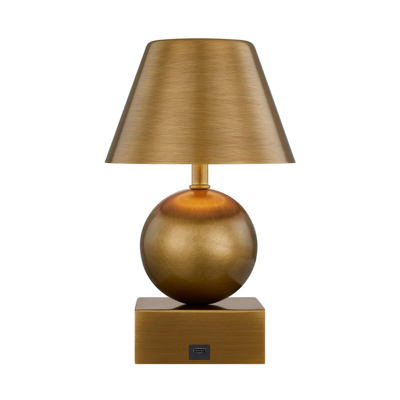Savoy House 11-CD06RC-BS LED Table Lamp, Brass (5)