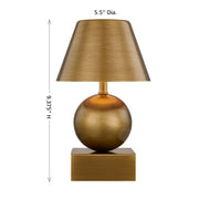 Savoy House 11-CD06RC-BS LED Table Lamp, Brass (6)