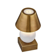 Savoy House 11-CD06RC-CB LED Table Lamp, Ceramic/Brass (4)