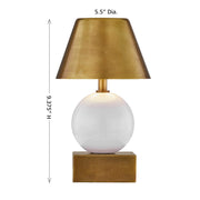 Savoy House 11-CD06RC-CB LED Table Lamp, Ceramic/Brass (6)
