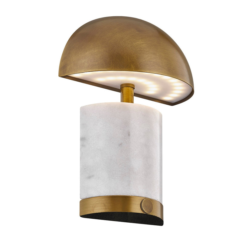 Savoy House 11-CD07RC LED Table Lamp, Brass (3)