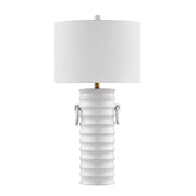 Savoy House 11-CD09 One Light Table Lamp, White (2)