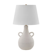 Savoy House 11-CD12 One Light Table Lamp, White (2)